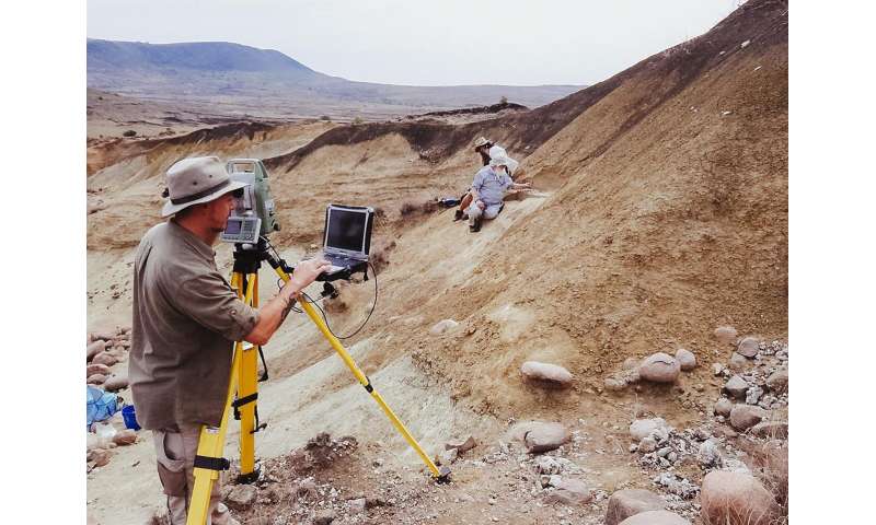 220,000年前の石器採掘