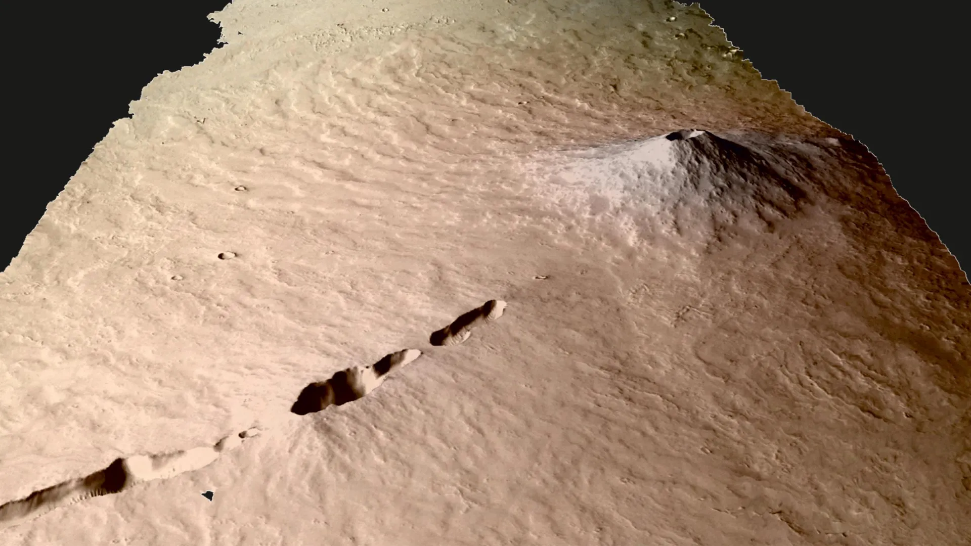 火星の火山の秘密